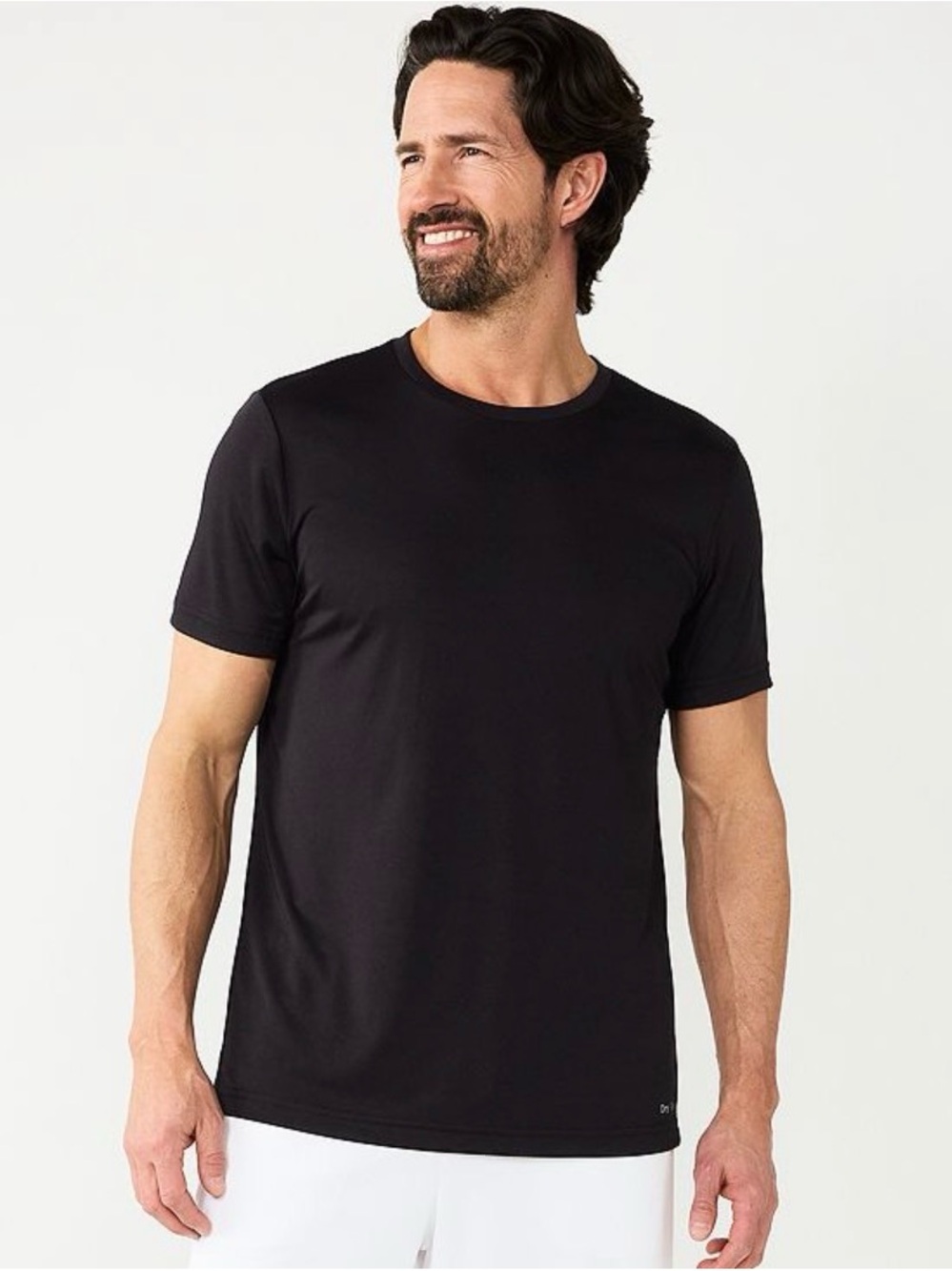 tek gear Black Short Sleeve Crewneck Tee